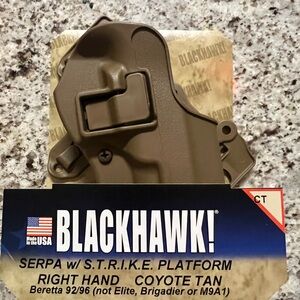 Blackhawk Coyote Tan Holster for Right Hand